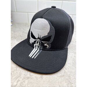 The Punisher Hat Men Black Snap Back Cap Embroidered. Official Marvel licence